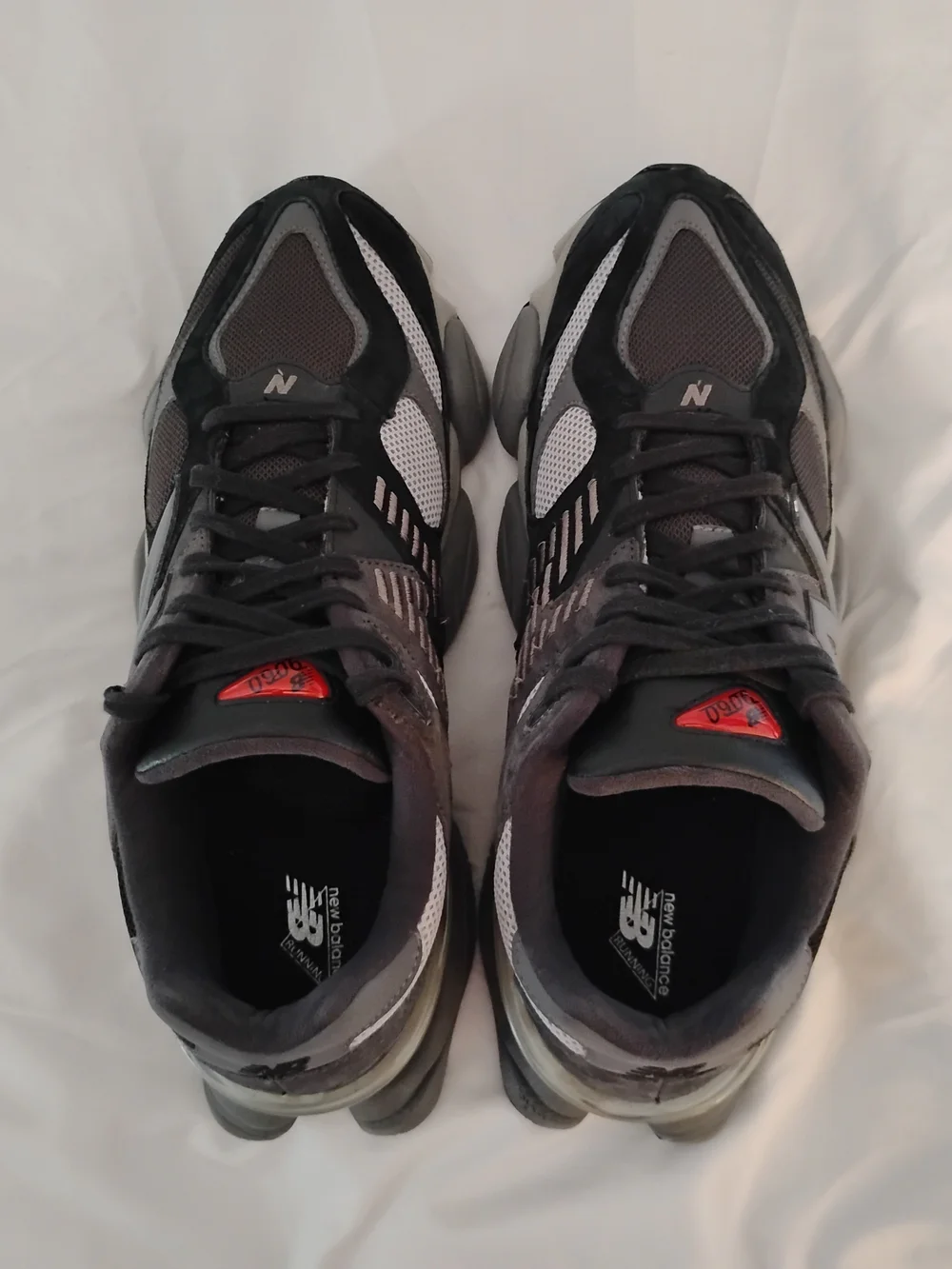 New Balance 9060 Men's Size 11.5 Suede Black Castlerock Grey Sneakers U9060BLK